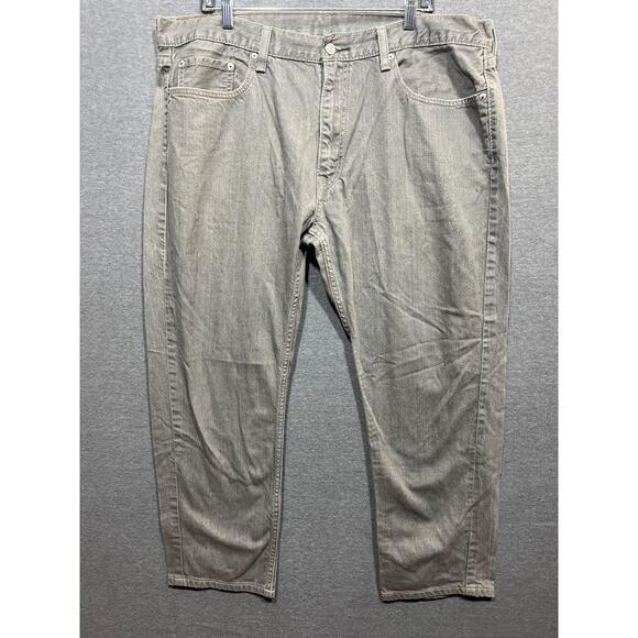 Levi 559 Mens Relaxed Straight Jenas Size 40 ( Length has been adjusted ) - Picture 2 of 8